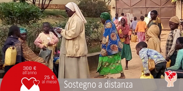 Suore operaie sostegno a distanza bambini e aiuto ai poveri