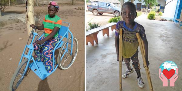 riabilitazione disabili in ciad
