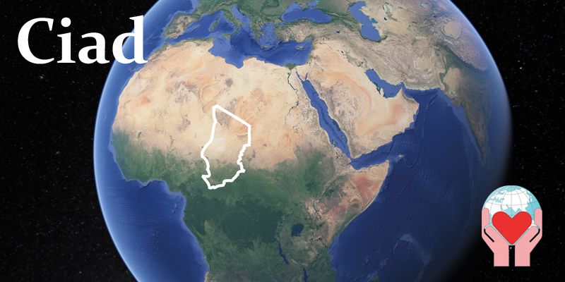 Cartina del Ciad