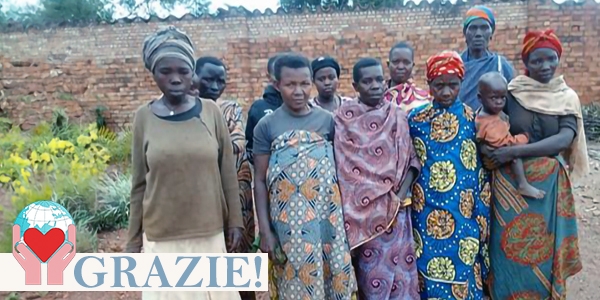 Donne povere in Burundi