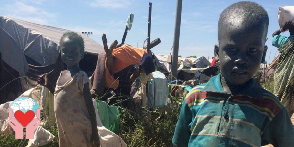 Bambini poveri Sud Sudan