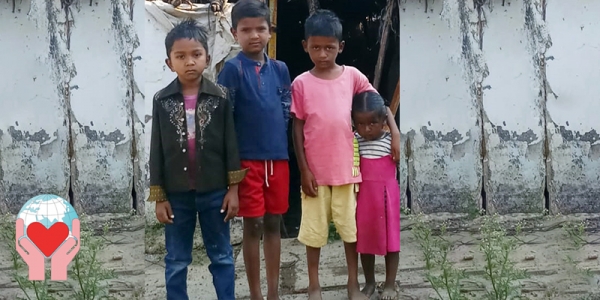 bambini poveri India