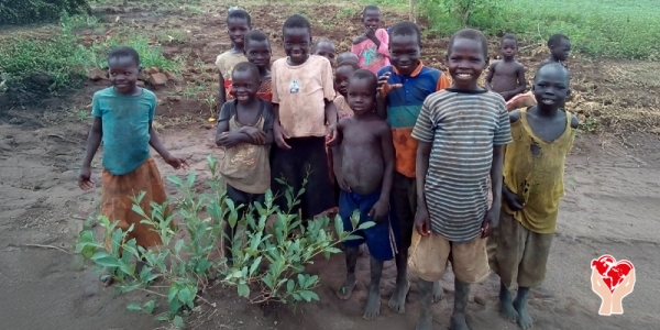 Bambini poveri in Uganda